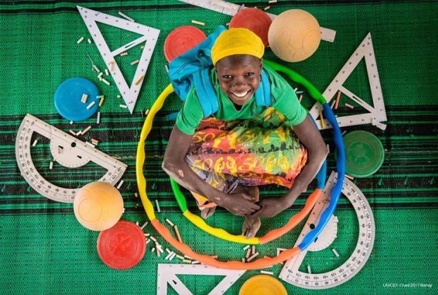 Kaka Mahamat, 12, in the Dar es Salam Camp